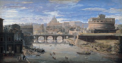 View of Tor di Nona by Gaspar van Wittel